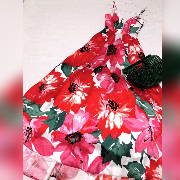 B. Smart Dresses & Skirts - B. Smart Floral Print Formal Dress